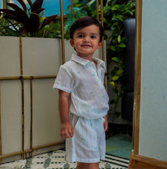 Bermuda jardín lino print castillo