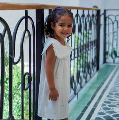 Vestido flor de alba prints castillo