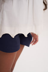 Blusa Marfil perlas