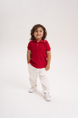Camisa polo roja