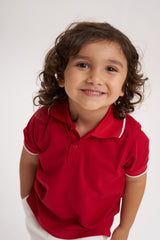 Camisa polo roja