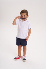 Bermuda dril azul turqui