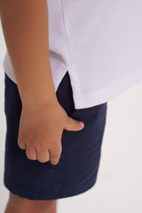 Bermuda dril azul turqui