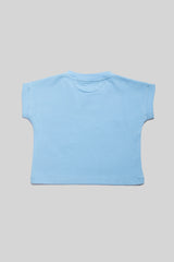 Camiseta TORÉ unisex de manga corta solsticio de verano Azul