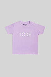 Camiseta TORÉ para niñas en algodón con logo estampado Lila