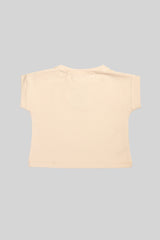 Camiseta TORÉ unisex de manga corta Solsticio de verano Beige