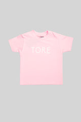 Camiseta TORÉ para niñas en algodón con logo estampado Rosa
