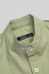 Camisa Manga Corta Lujo de Verano Verde