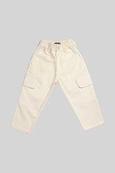Pantalon Cargo jardín encantado Marfil
