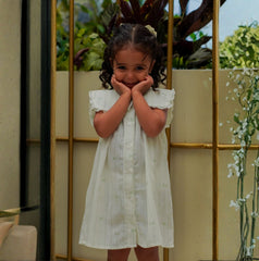 Vestido flor de alba  prints castillo