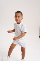 Bermuda lino prints azul