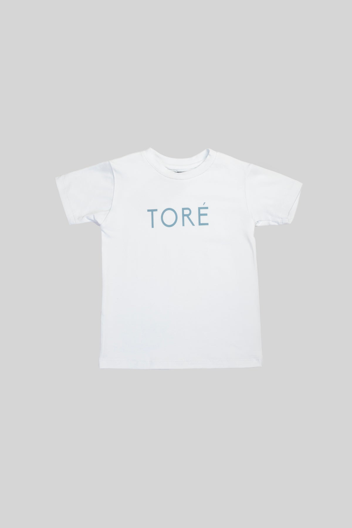 Camiseta TORÉ para niños y niñas en algodón con logo estampado Blanco