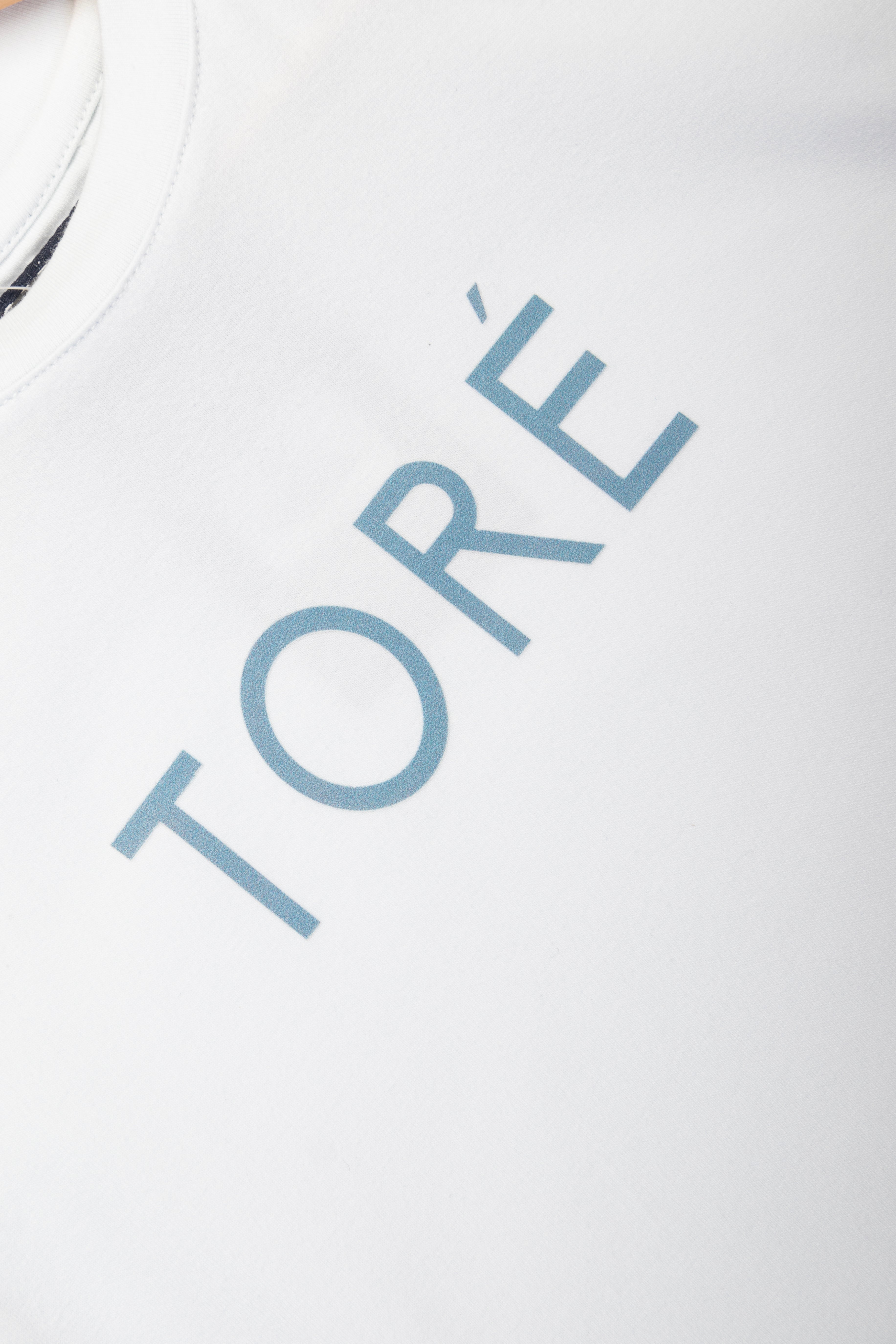 Camiseta TORÉ para niños y niñas en algodón con logo estampado Blanco
