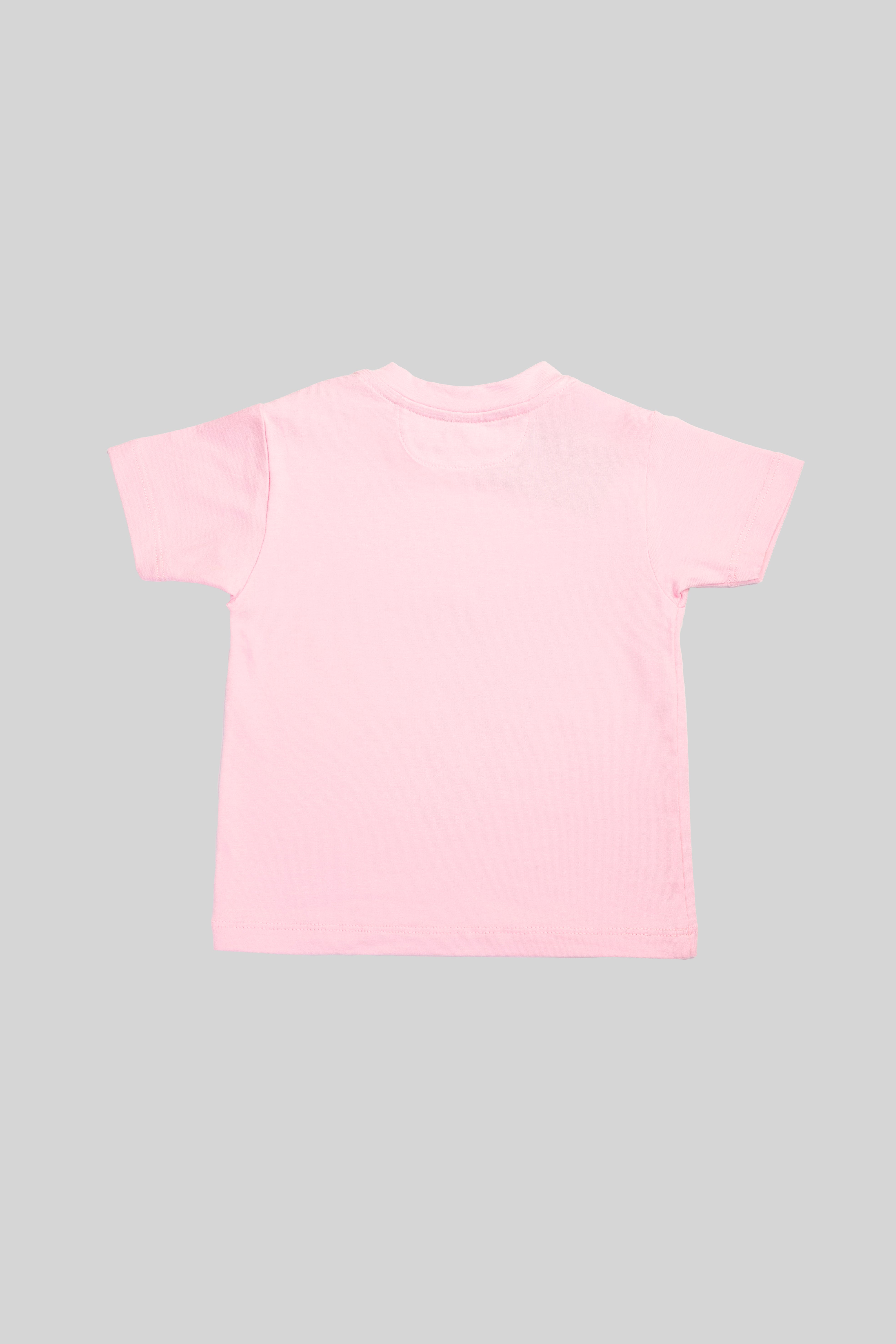 Camiseta TORÉ para niñas en algodón con logo estampado Rosa