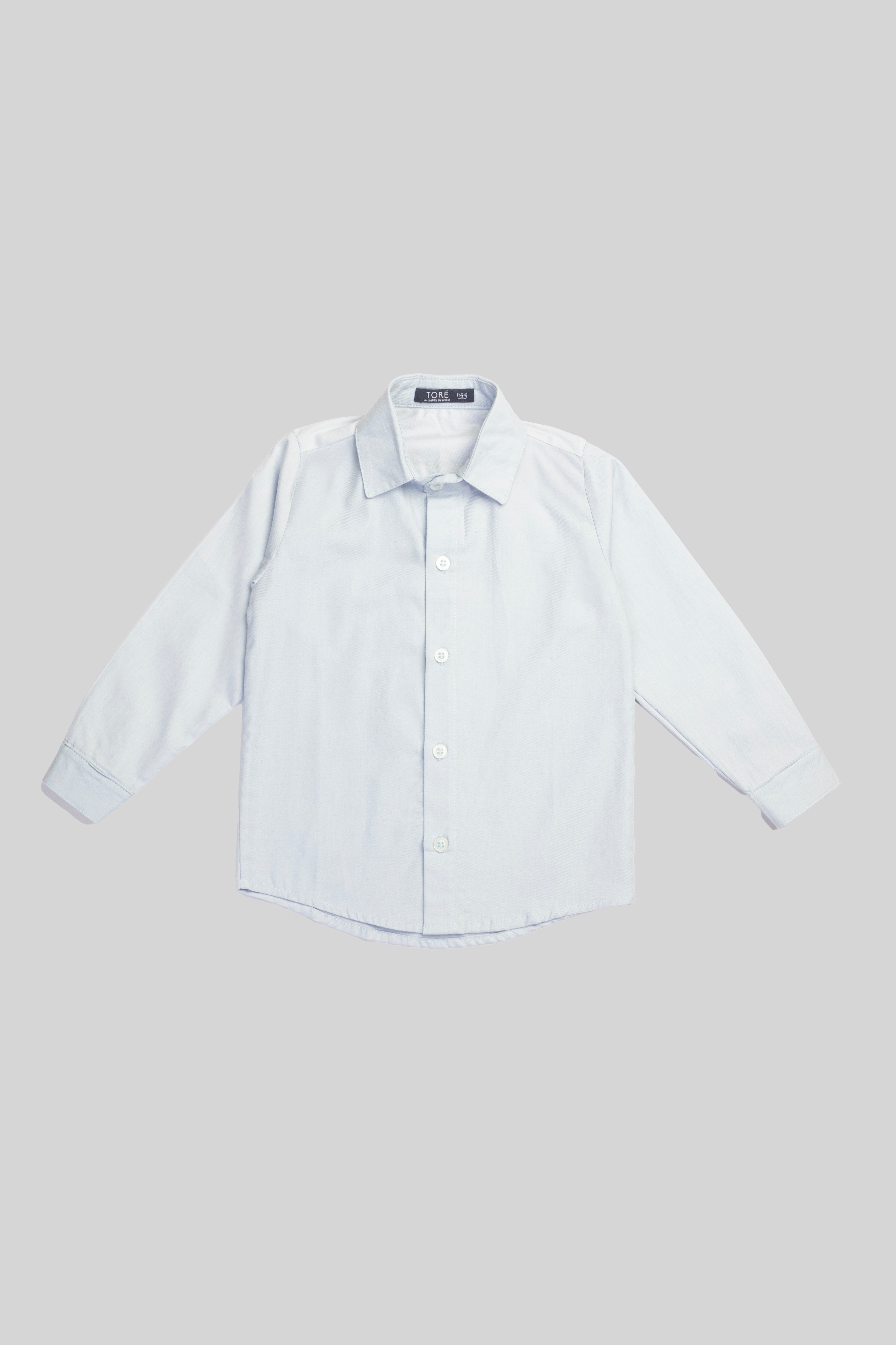 Camisa Manga Larga  jardin de lujo Azul