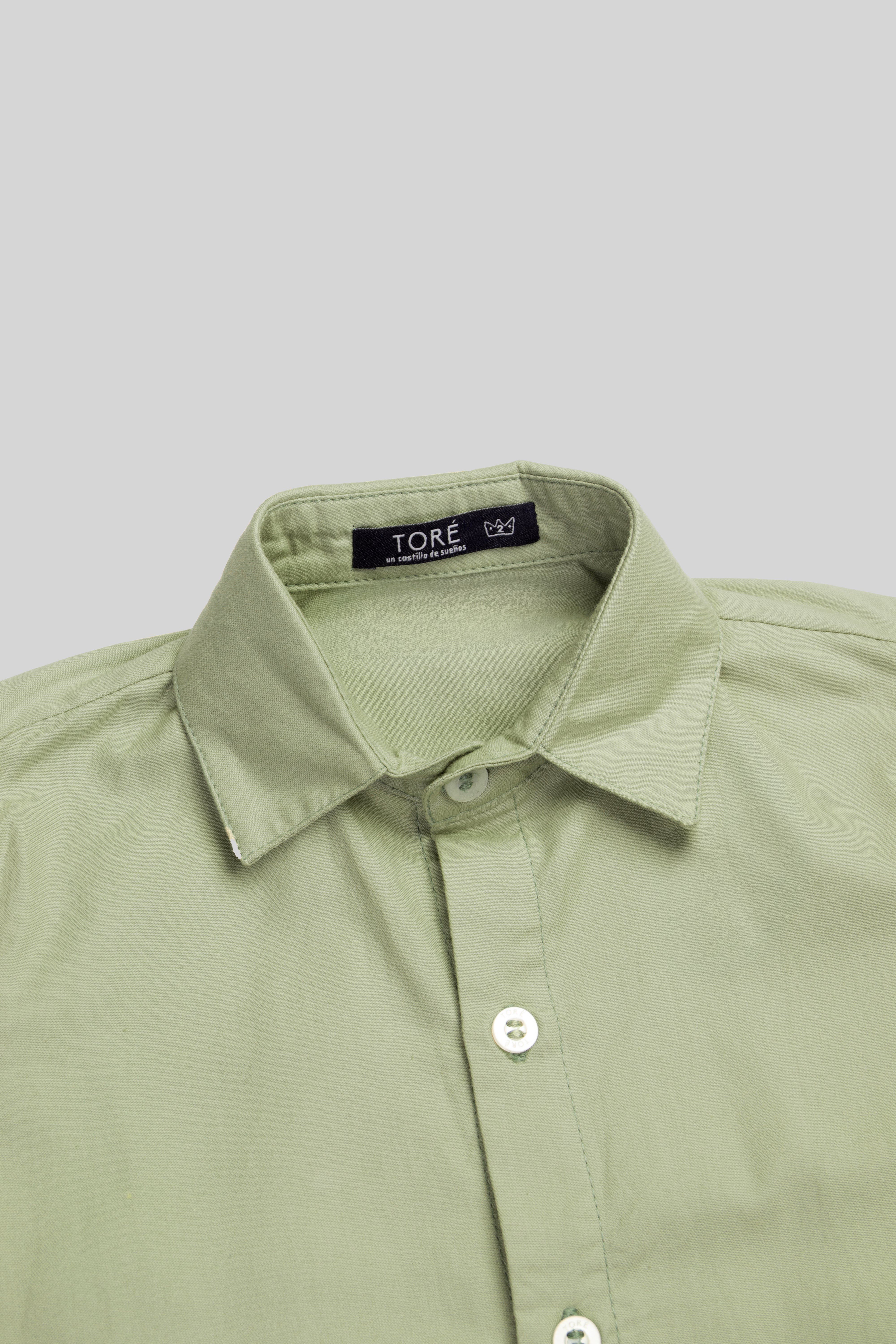 Camisa Manga Larga  jardin de lujo Verde