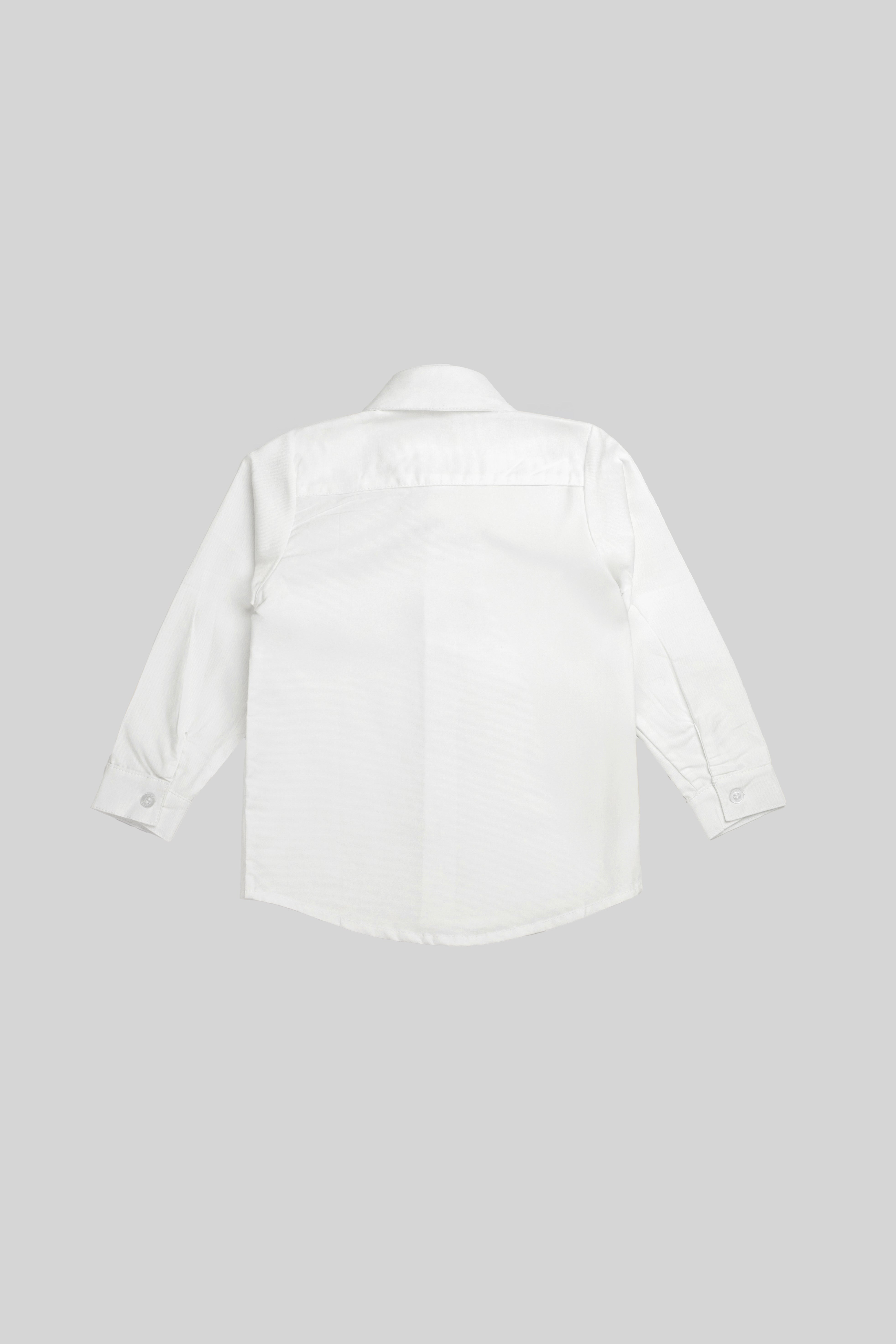 Camisa Manga Larga  jardin de lujo Blanca
