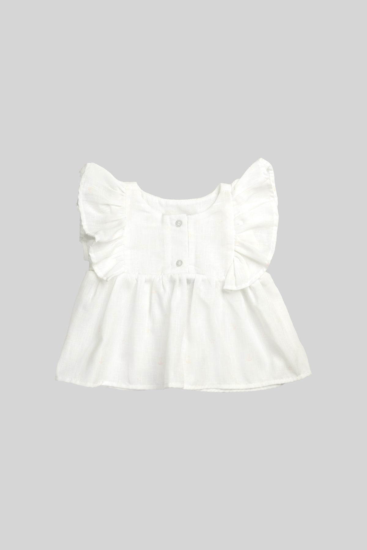 Blusa de niña  Mariposa del jardin  Estampado de Lazos Rosados