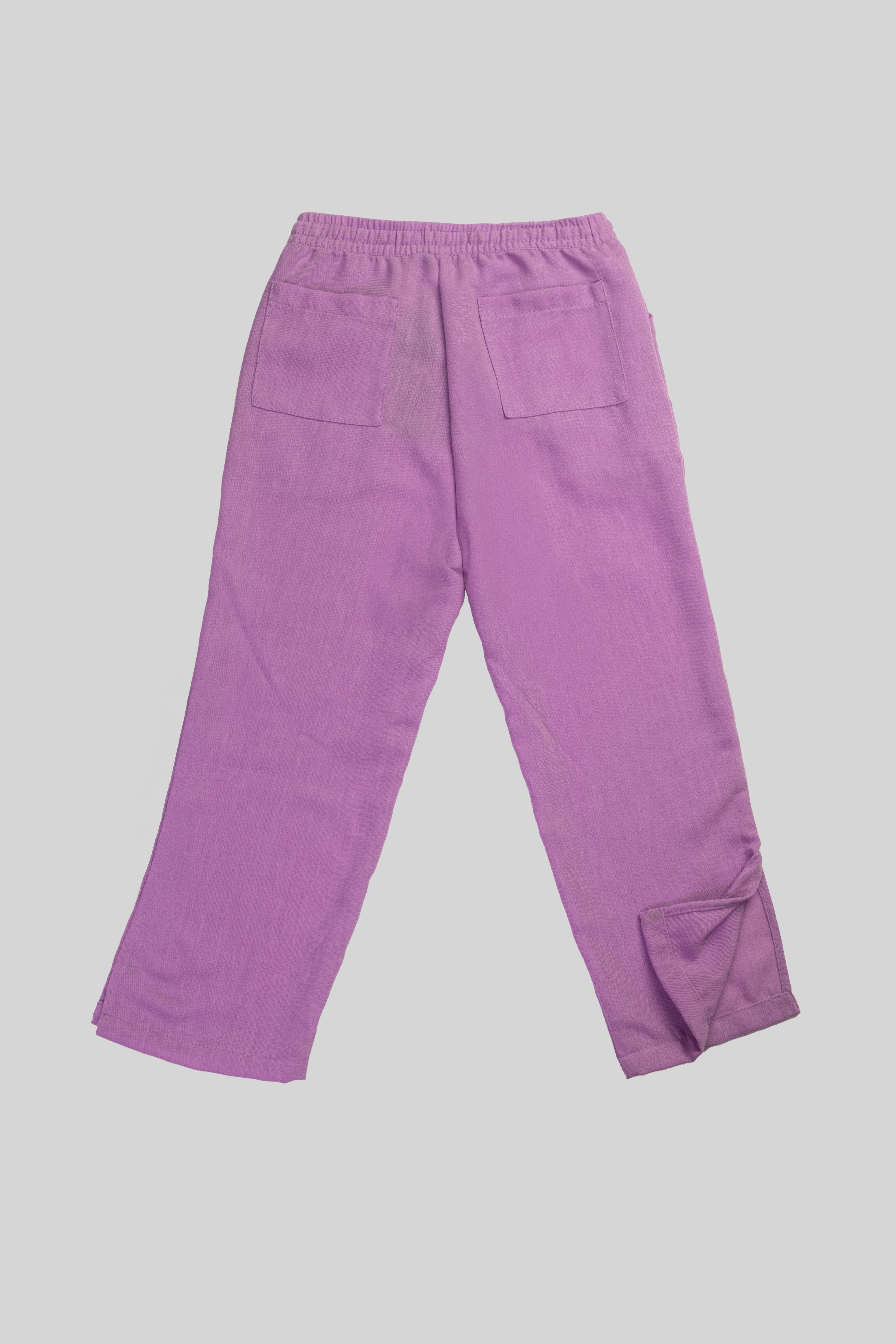 Pantalon flor de solo Lila