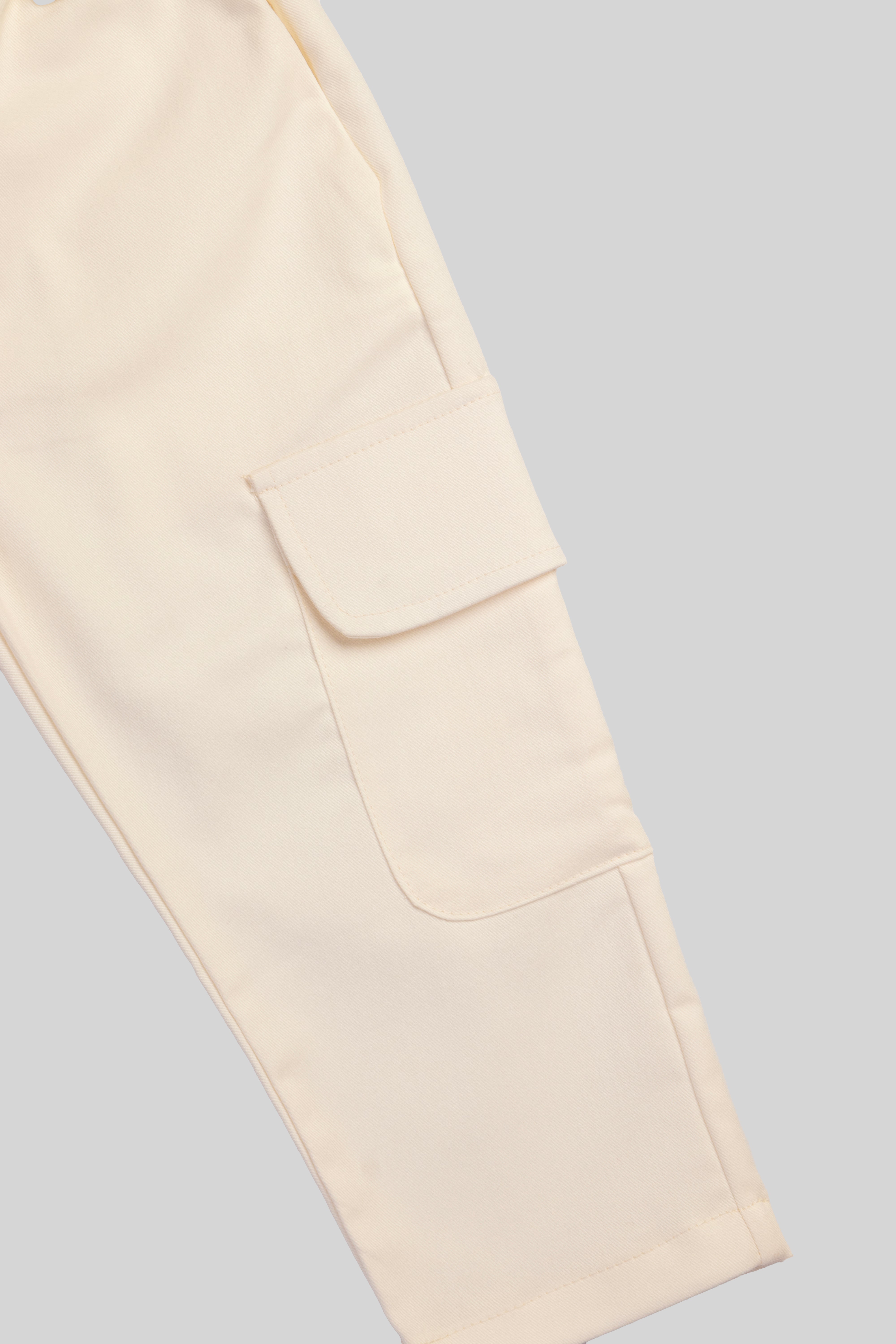 Pantalon Cargo jardín encantado Marfil