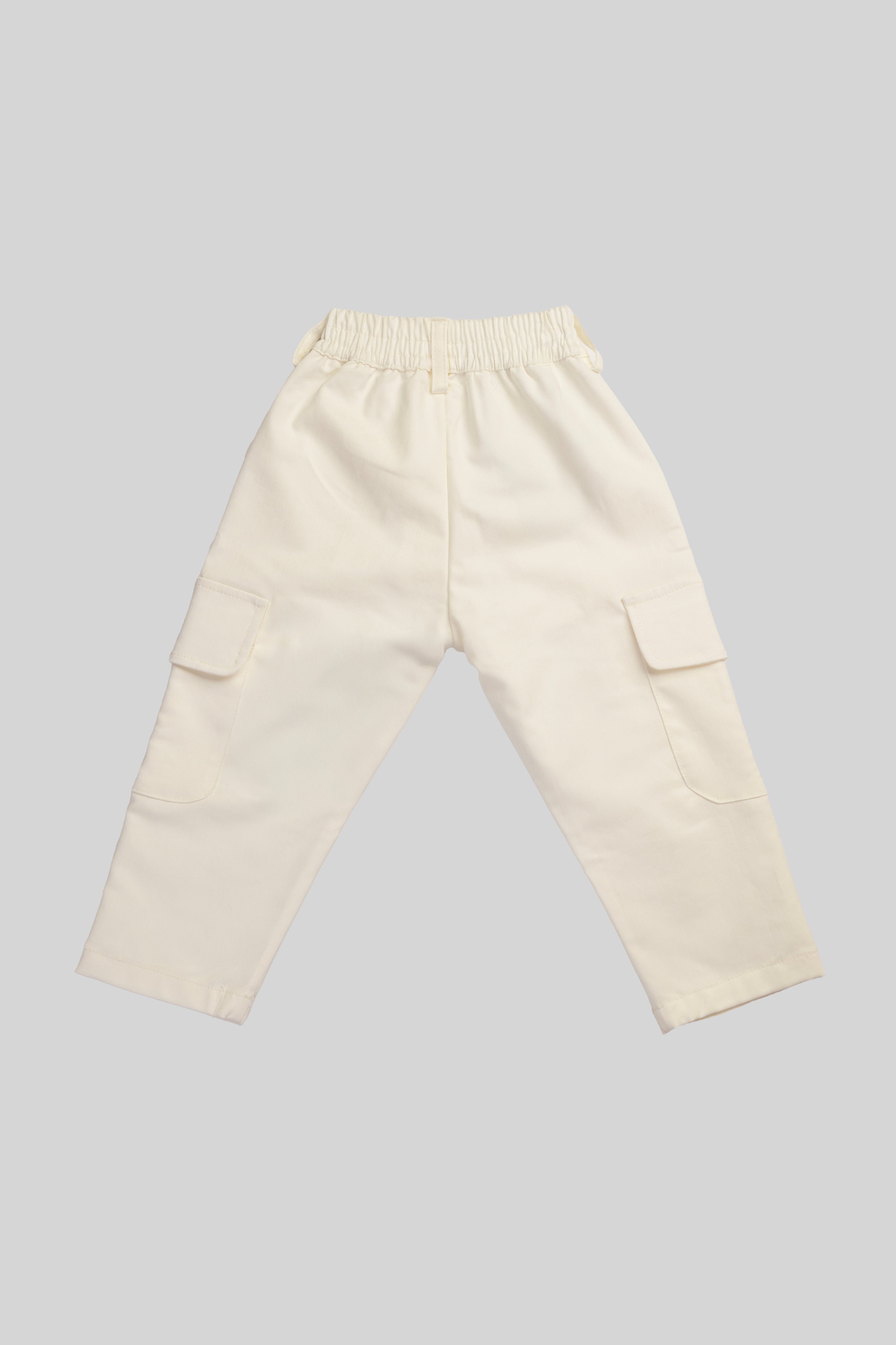Pantalon Cargo jardín encantado Marfil